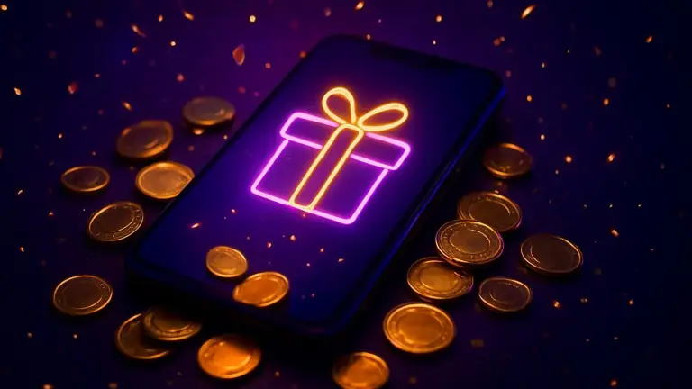 Player checking BDTWIN promotions and welcome bonus on a smartphone